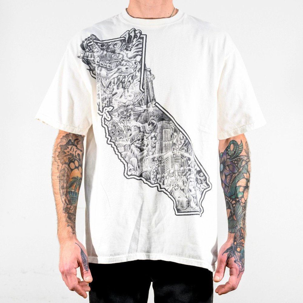 Crazy Shirts Men's California Graphic Tee
